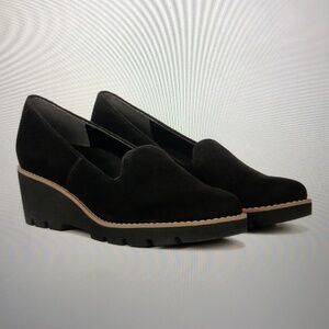 Vionic Black Wedge Shoes